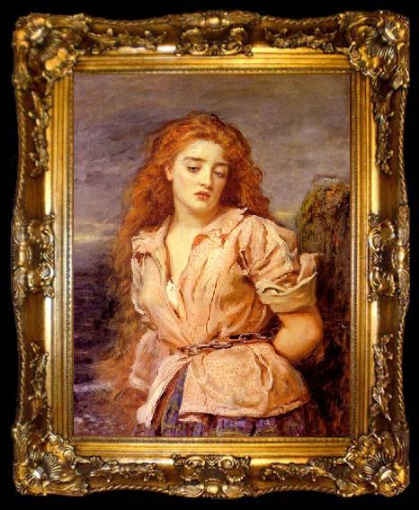 framed  Sir John Everett Millais The Martyr of the Solway, ta009-2